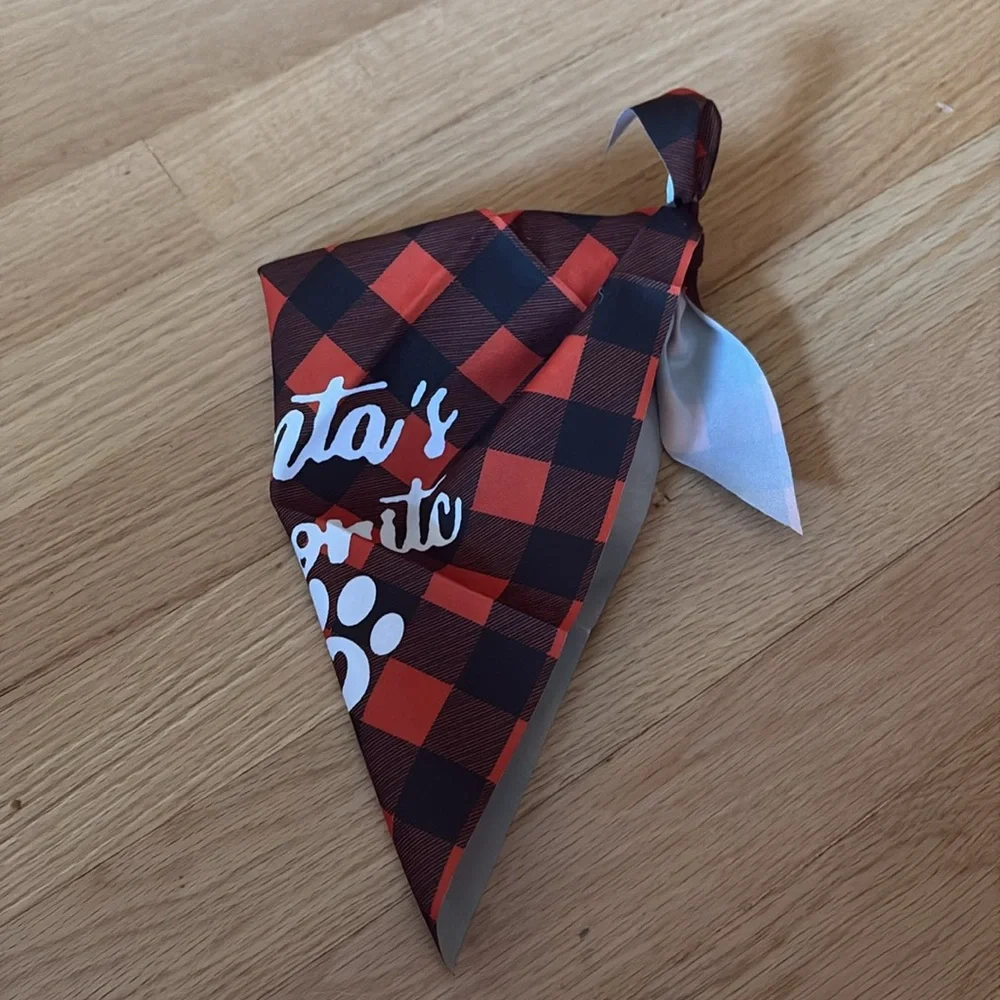 Santa’s Favorite Pet Bandana Cats and Dogs